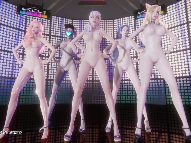 [mmd] Exid - up & Down Ahri Akali Kaisa Evelynn Seraphine Hot Nude Dance League of Legends Hentai (3D-Hentai Games)