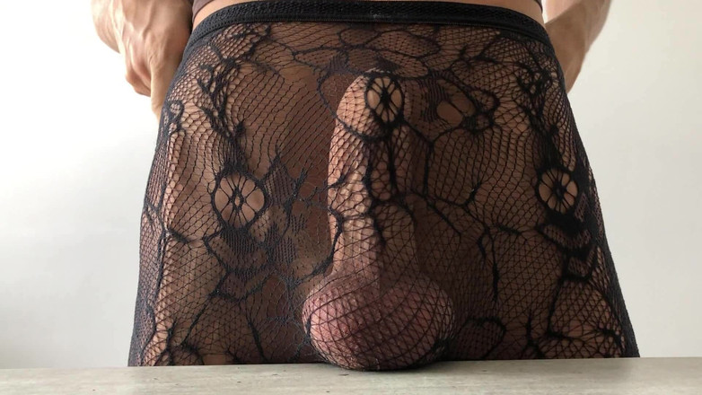 TVJackLong: Me gusta masturbarme una gran polla en pantimedias