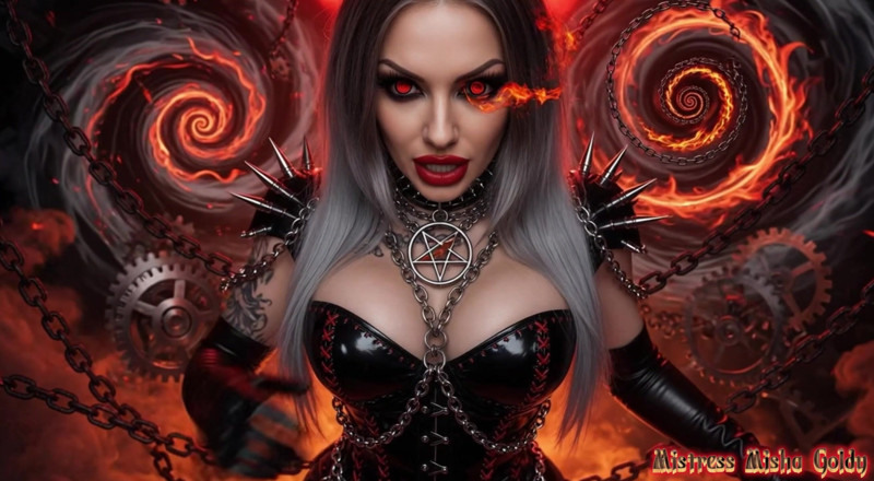 Goddess Misha Goldy: You Can Never Say No to My Swirling Eyes