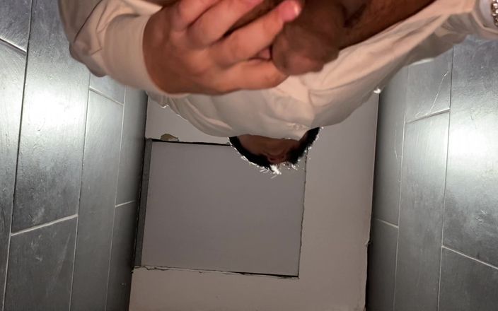 Asian Fantasy: Just Pissing with Hardon in the Office Bathroom