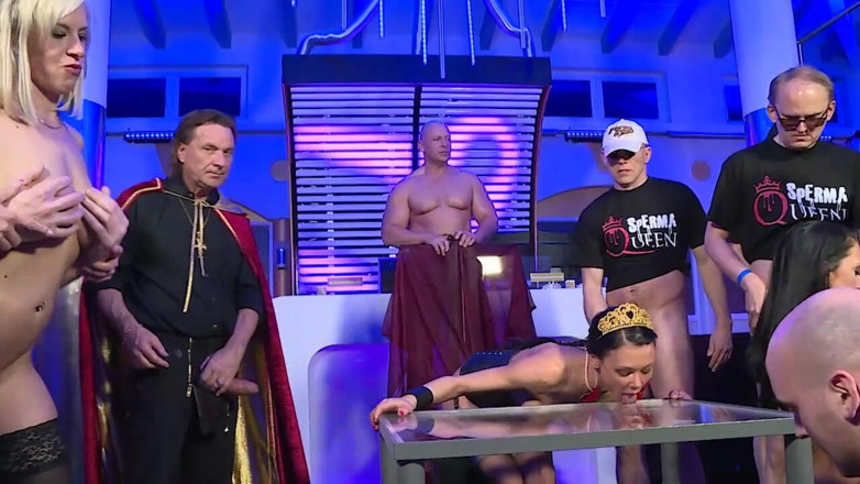 Deutschland porn: Sperma queen orgy