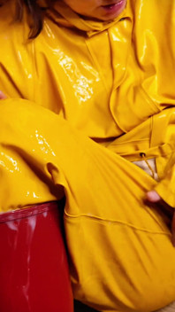 Rainwear Sluts Bukkake Piss Party