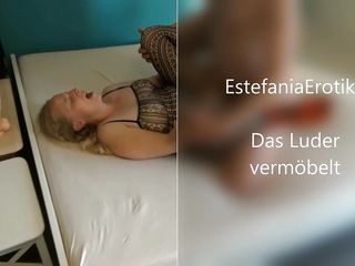 Estefania erotic movie: The Blonde Bitch with the Tight Cunt Is Fucked Hard....