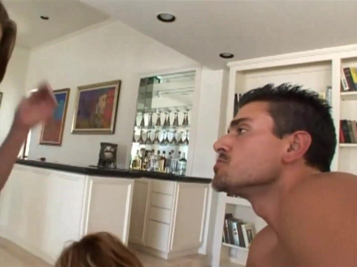 American Idol X: Cock sucking ass fucking petite foursome party