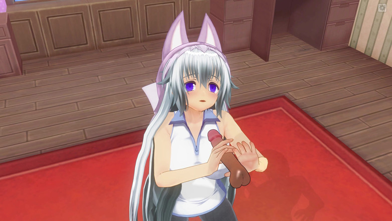 H3DC: 3D Hentai step sister gently jerks off her stepbrother's cock
