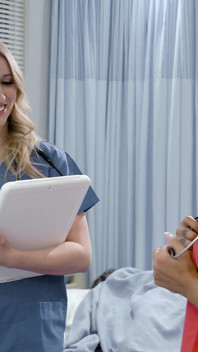 Girlsway - Optimistic Rookie Nurse Sofi Ryan Gives Extra Care to Jaded Doctor Riley Reyes