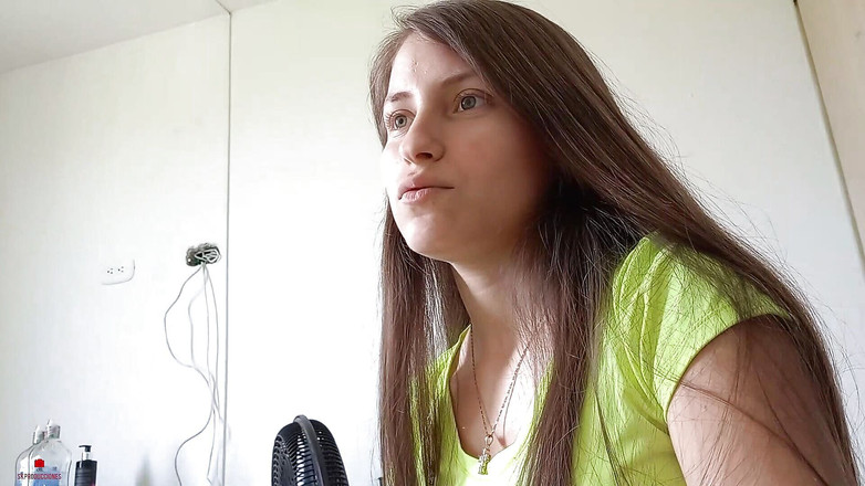 skpro_: 내 발정난 의붓여친이 나에게 빨리 해주고 혼자 존나게 따먹어