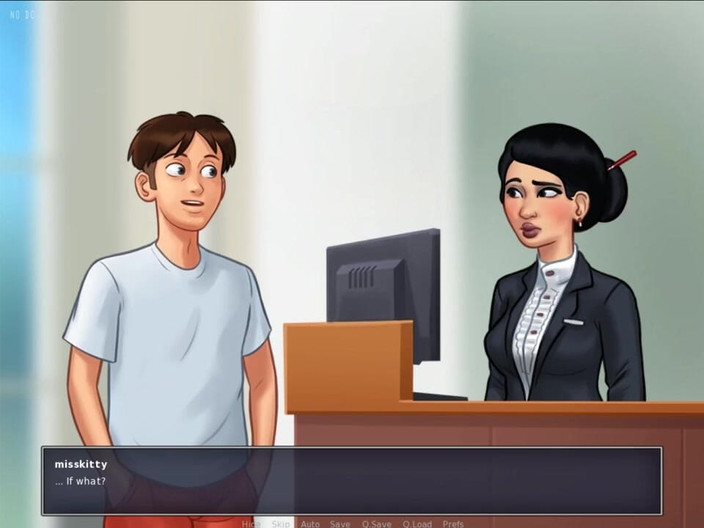 Miss Kitty 2K: Summertime Saga V0208 - Pt 266 - Han gör en scen