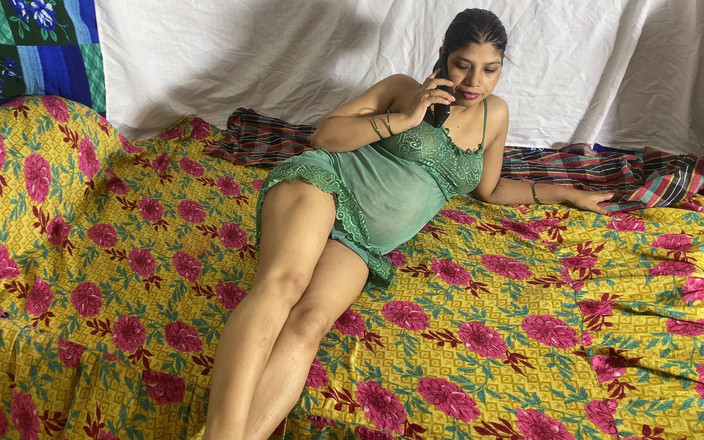 Desi Indian Wife: Krásná těhotná indická Bhabhi nadržená, aby ji ošukali - hindský zvuk