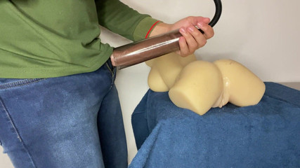 Greedy truck: Sucking a Dick so Big with a Penis Pump It...