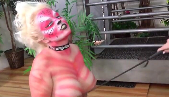 Lesbian Illusion: Lesbian big boobs cat girls pussy licking