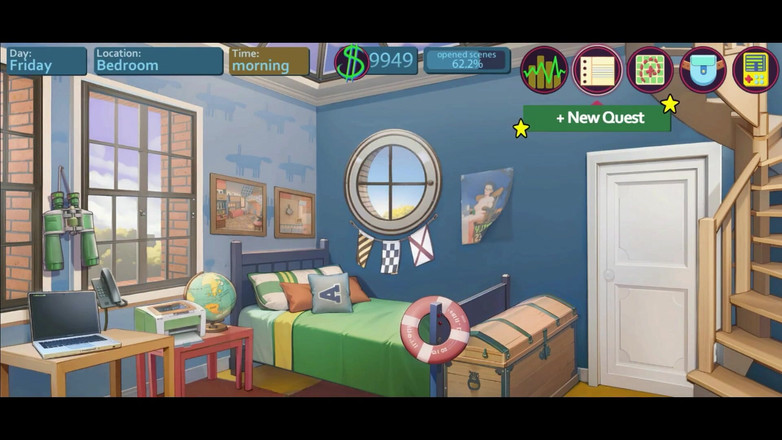 LoveSkySan69: Taffy Tales V0.95.7, partie 86, taquinage à la salle de sport par...