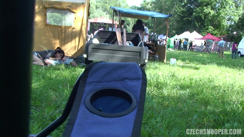 Czech Snooper: Czech Snooper 6: Festival Scandal - Two Hot Women Put on a...