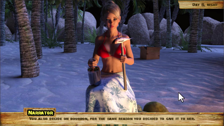 Johannes Gaming: Lewd Island # 8 - ela me deu uma punheta