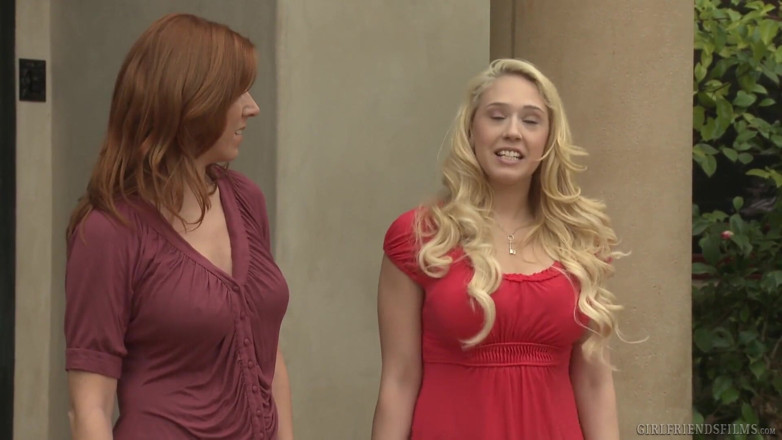 Girlfriends Films: Tiny teen gives up pussy to stepmom's milf friend