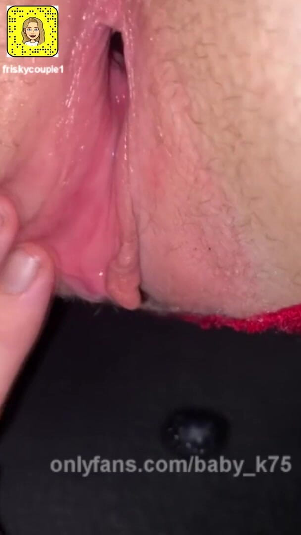 TheFriskyCouple: Hot blonde gives sloppy ass bj and receives dirty creampiie