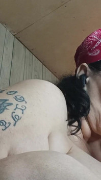 Sycking Her Pussy Juices off That Monster Hand