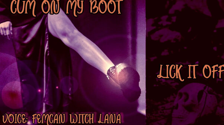 Campsissyboi: AUDIO ONLY - Cum on my boot lick it off