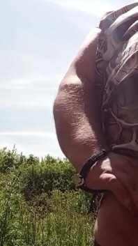 Jerking off Outside in Public
