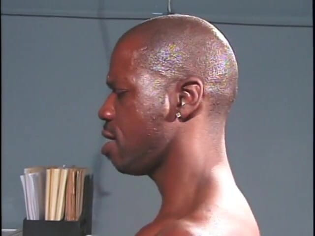 Gays Case: Black man cums on a black man's face.