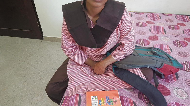 YOURAMRITA04: Sexy indická desi studentka šuká s učitelem v coching místnosti na...