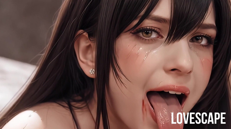 Lovescape: Двойные проблемы: возбужденную блондинку и коричневых красоток трахнули грубо и влажно