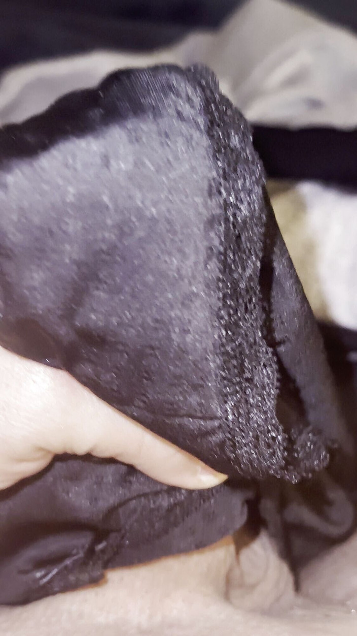 Bigbrook45: 교사 실크 블랙 팬티