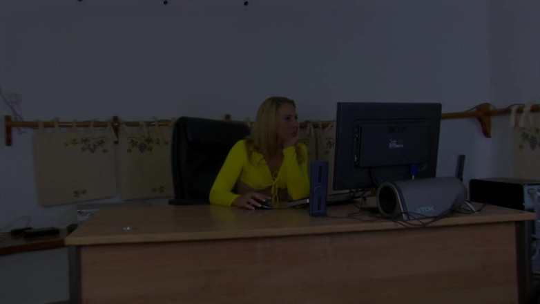 Amaspain: Cute secretary has a sudden craving for cock