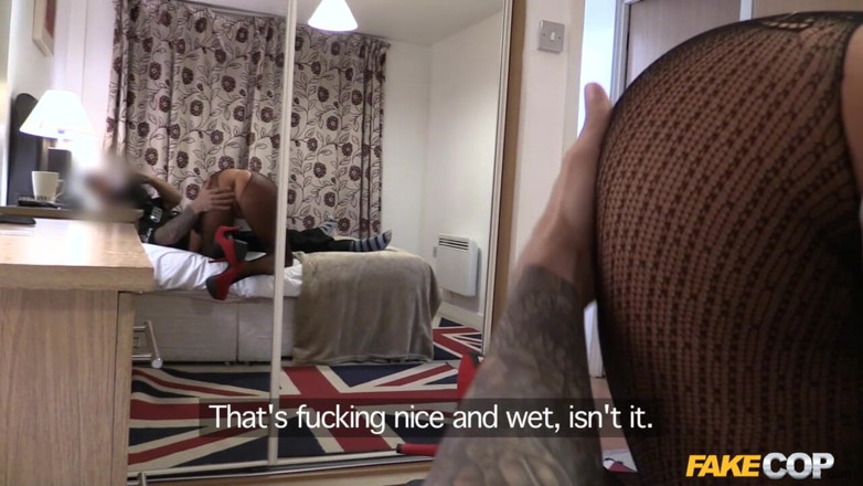 Fake Cop: Fake Cop - Blonde MILF Deepthroats Some Police Dick