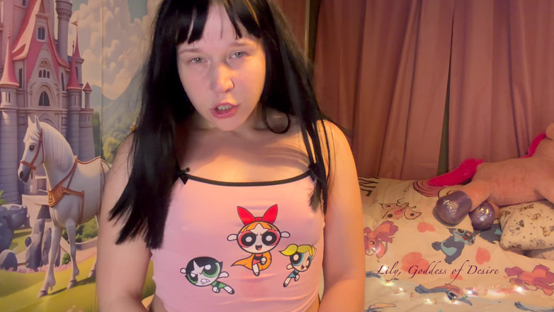Lily, Goddess of Desire: Goth with Face Ahegao Rides Your Cock Hard