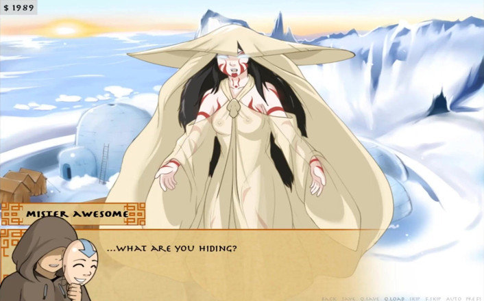 Cartoon Play: Four elements trainer part 13 (Book 1 water) (Slave route)