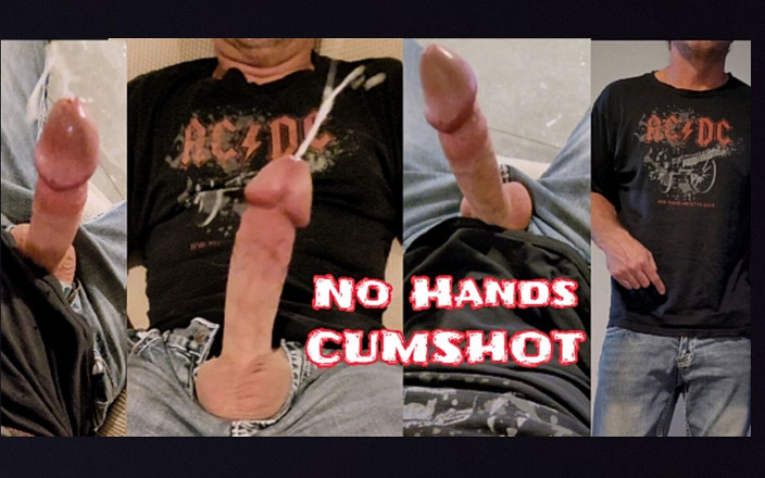 Biggyshots: Éjaculation sans mains par une grosse bite