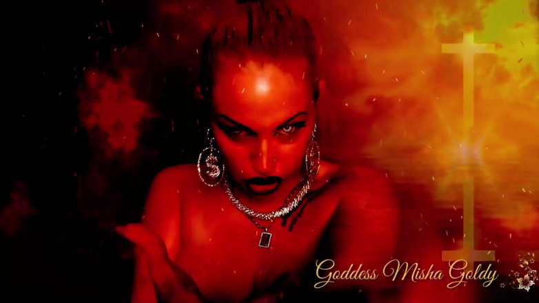 Goddess Misha Goldy: Mesmerizing anti-religious ASMR! Give your soul and your body to...
