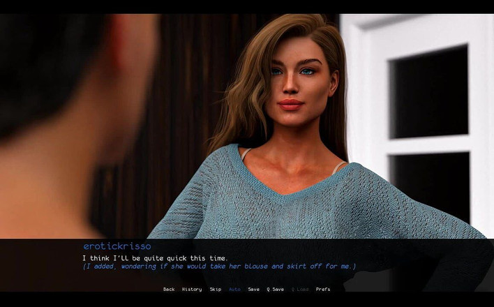 Erotic Krisso: Mäter min sperma med en het blond milf i underkläder