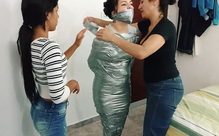 Selfgags Latina Bondage: Katherine's Mummification Nightmare