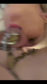 A Blowjob That His Locked Cock Can’t Have