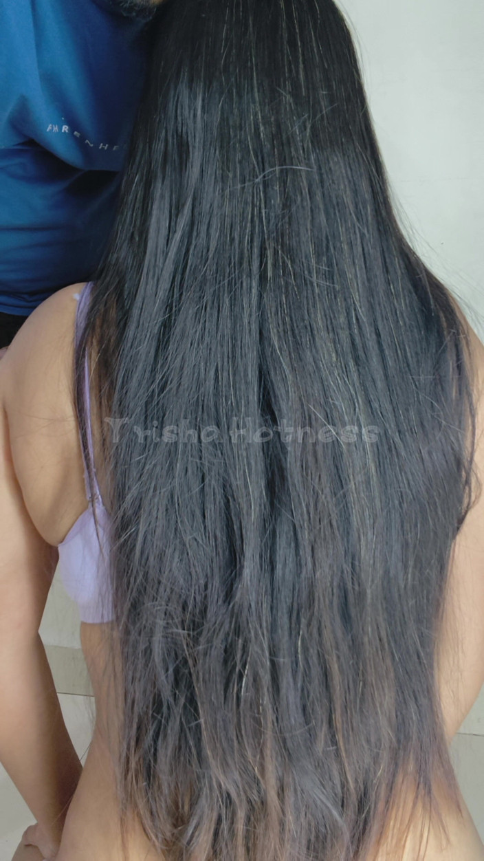 Trisha Hotness: Long Hair Blowjob Big Dick