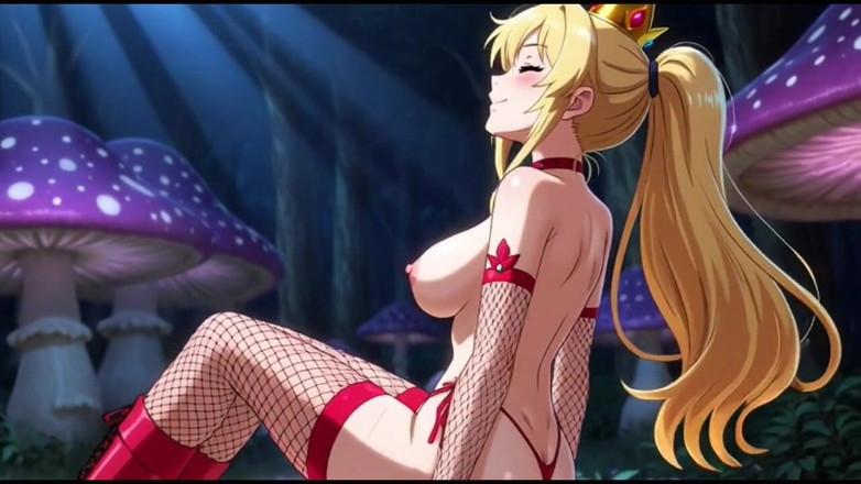 Hot girl dancing: 141. Смешная принцесса Пич сидит в волшебном лесу (ai Animation)