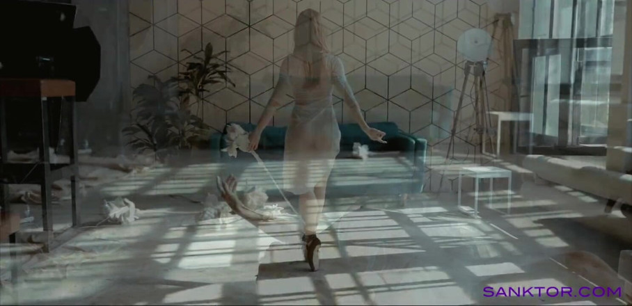 SANKTOR: Naked ballet dancer . Art erotic video.