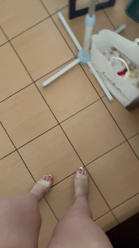 POV: the Sounds of Walking in Beige High Heels