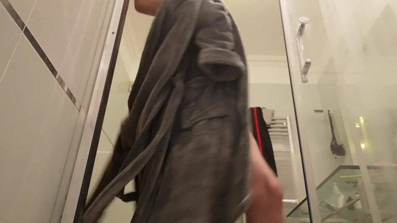 Rafael Torreano: Early Morning Bathrobe Jerkoff