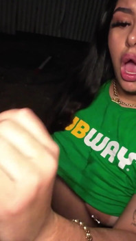 Teen Big Ass Subway Retail Slut Gets Picked up and Fucked!