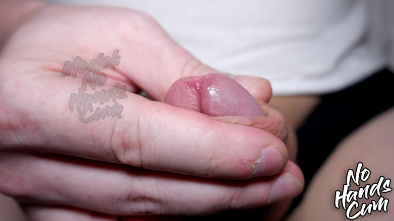 Cum no hands: Head big fat beautiful cock close up, ejaculation close-up lots...