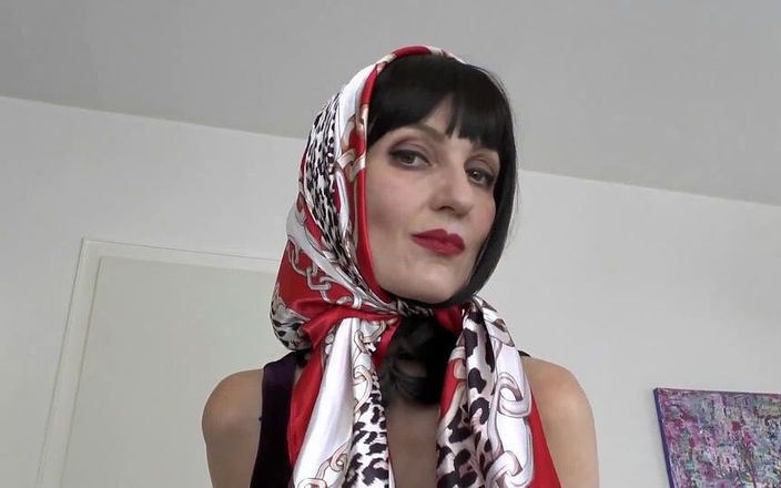 Lady Victoria Valente: Satin Headscarf Fashion Show Clip