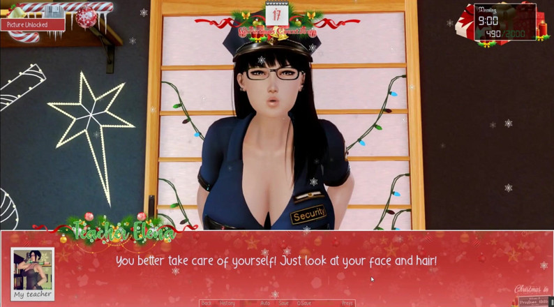 Cumming Gaming: Natal ilimitado [jogo pornô de natal hentai] ep.6 femdom policial role...