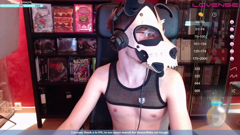 Snauwflake: Snauwflake sedang berseronok di Chaturbate - bahagian 1
