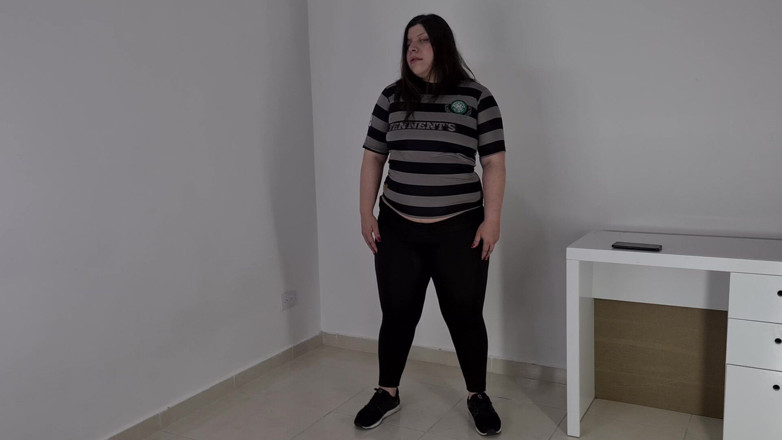 Alice H: Stretching Belly Fetish