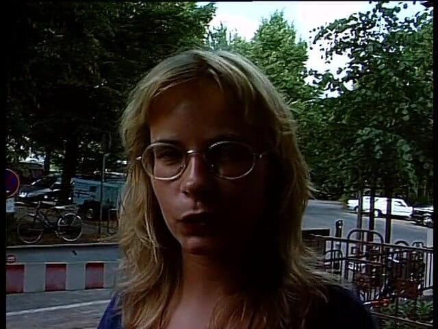 Lucky Cooch: Sexy woman talks in front of camera