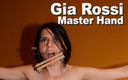 Picticon bondage and fetish: Gia Rossi &amp;amp; Master Hand BDSM cu căluș și pișat strâns biciuit
