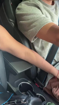 My Girlfriend Sucks My Whole Cock While Driving
